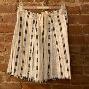 Madewell lined, woven skirt, with lining, XS